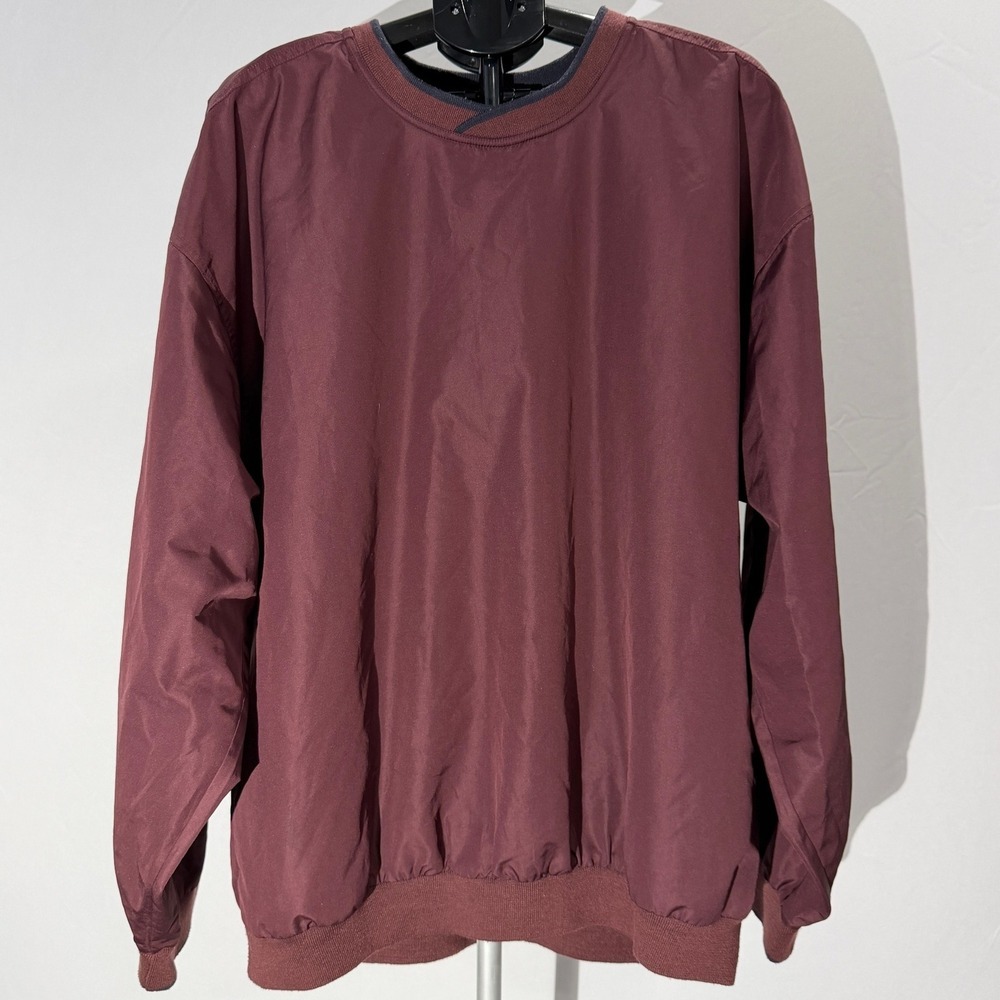 Cutter & Buck Mens Pullover Windbreaker LS Maroon XXL In Celebration of‎ Golf